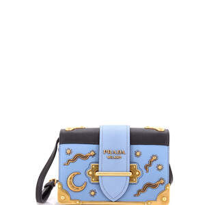 Prada Cahier Crossbody Bag Embellished #238863P21B